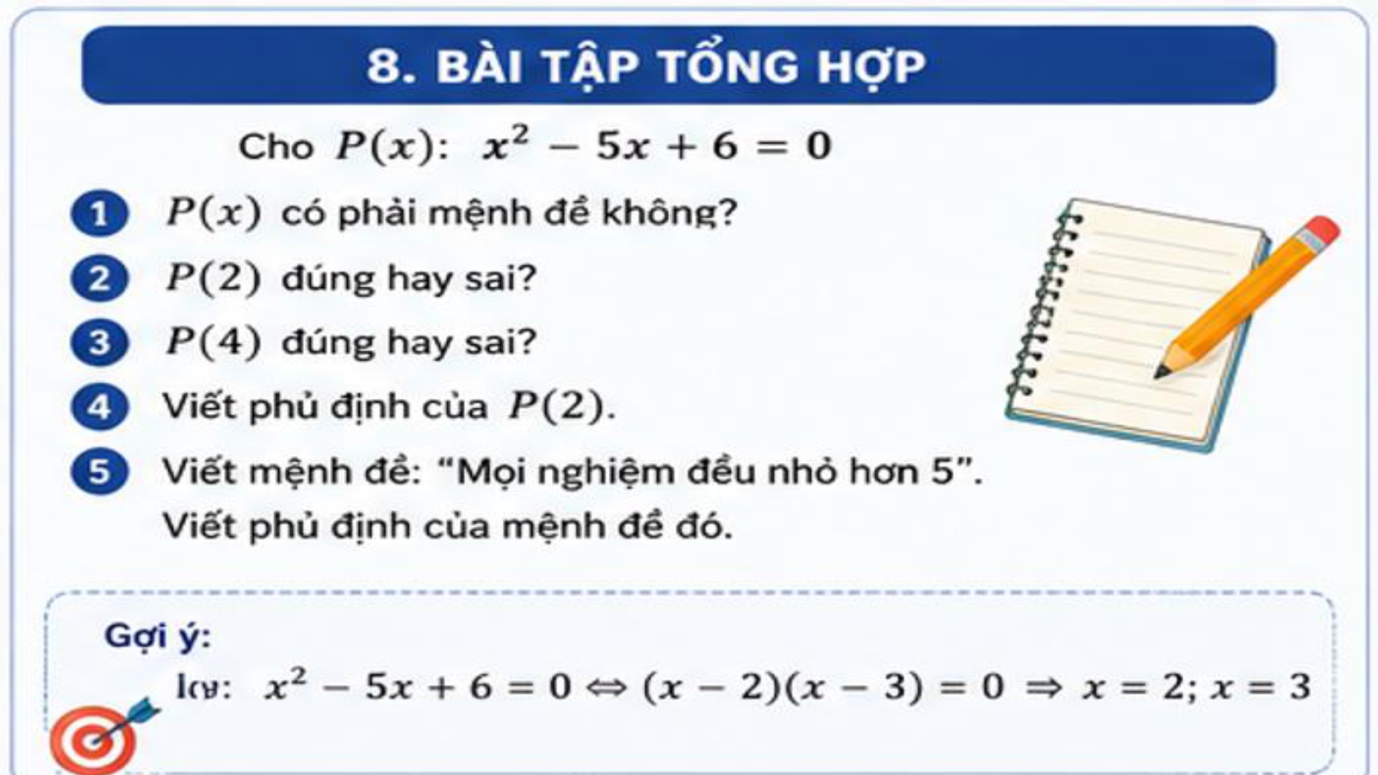 Toán 10 | Mệnh đề Toán học - Phương pháp dễ hiểu, ngắn gọn nhất - hình 13