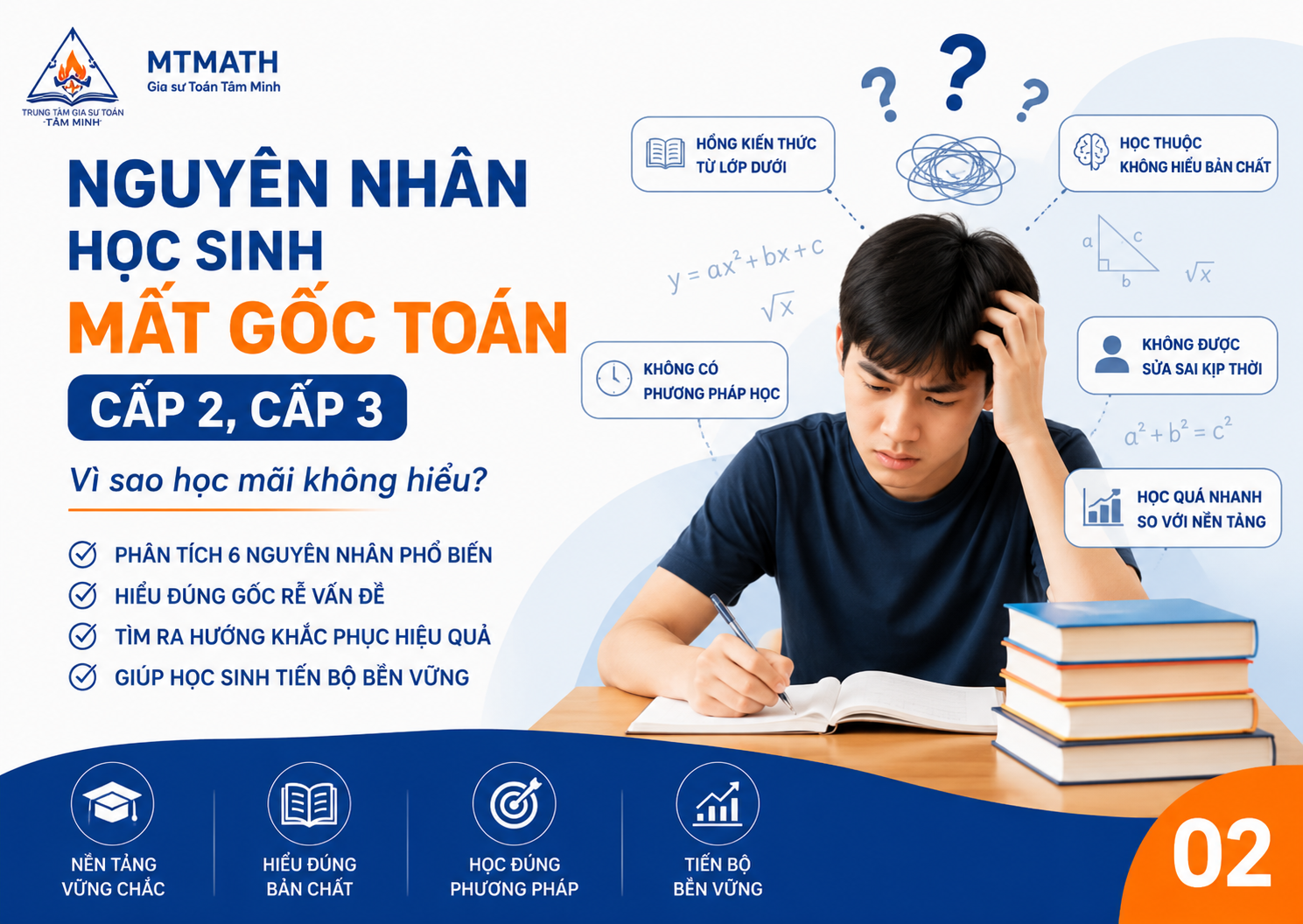 Nguyên nhân học sinh mất gốc Toán cấp 2, cấp 3 - hình 1