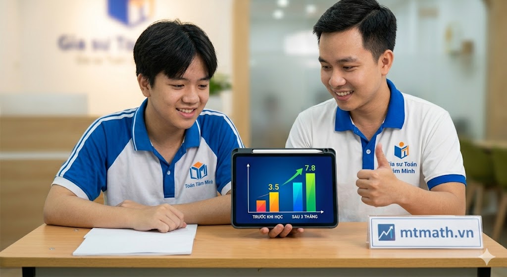 Từ mất gốc Toán lên 7–8 điểm sau 3 tháng – Case thực tế tại Toán Tâm Minh (MTMath) - hình 1