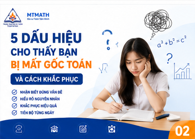 Cách nhận biết học sinh mất gốc Toán cấp 2, cấp 3